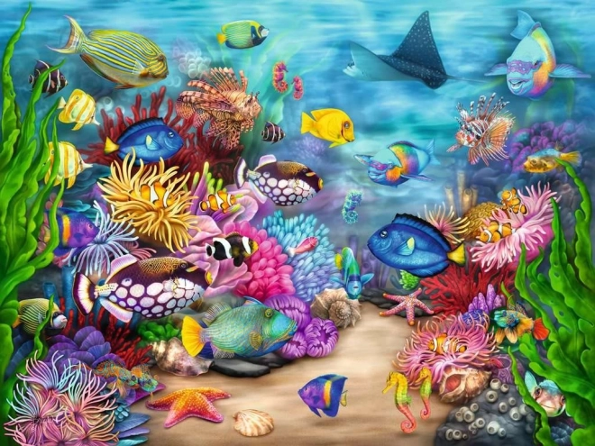 Puzzle Koralowa Rafa XL 750 elementów