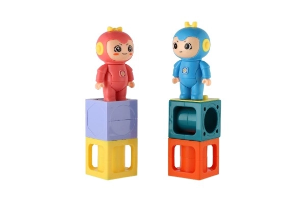 Magnetyczna kulodrom z figurkami plastowymi 102 elementy w pudełku 49x35x9cm