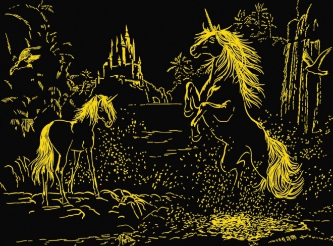 Puzzle Ravensburger Jednorożce nad rzeką 500 elementów