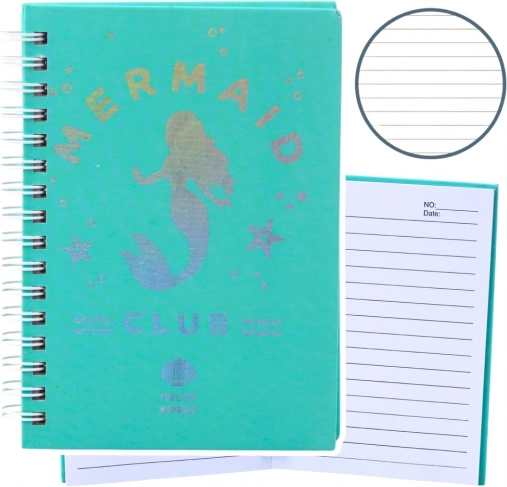 Notes w linie A6 Syrenka turkusowy