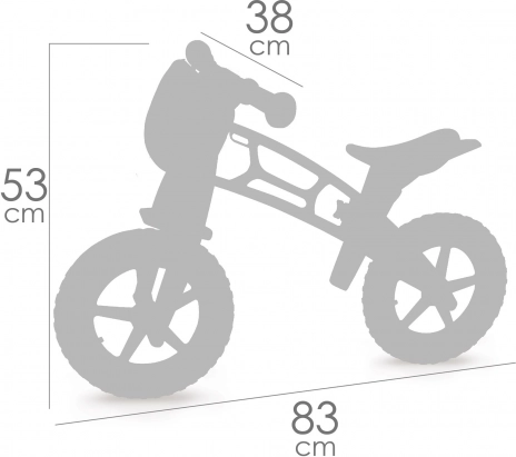 Rośnie z dzieckiem: siodełko 34–42 cm