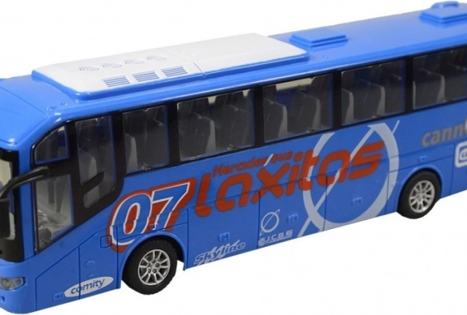 Autobus na zdalne sterowanie ze światłami