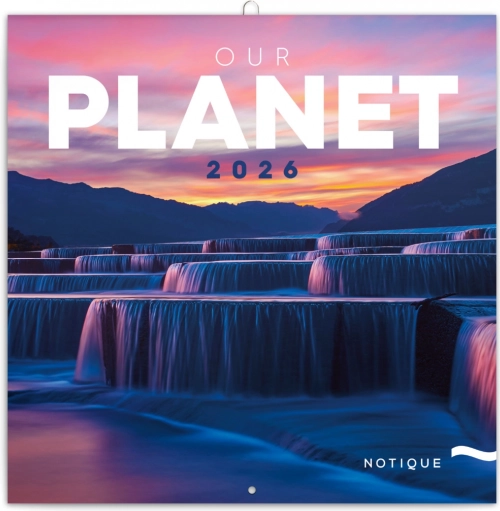 Notique kalendarz notatkowy Nasza Planeta 2026, 30 x 30 cm