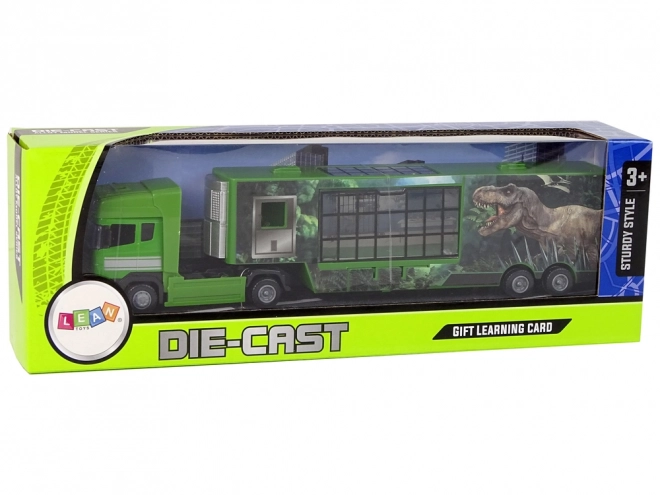 Duży transporter dinozaurów Auto Metal
