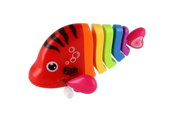 Rybka/Ryba na kluczyk plastikowa 11cm mix kolorów 14szt w pudełku