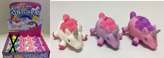 Świecący jednorożec Squeezy