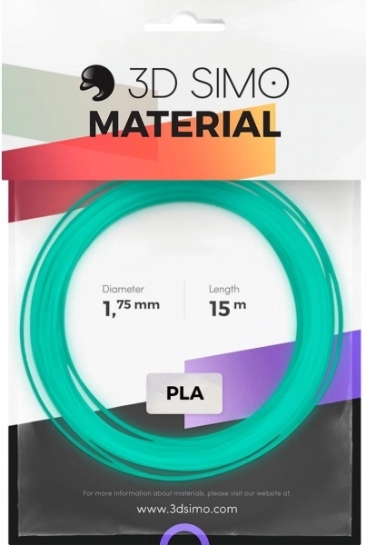fluorescencyjny filament do długopisów 3D i druku 3D 1,75 mm – zestaw 15 m