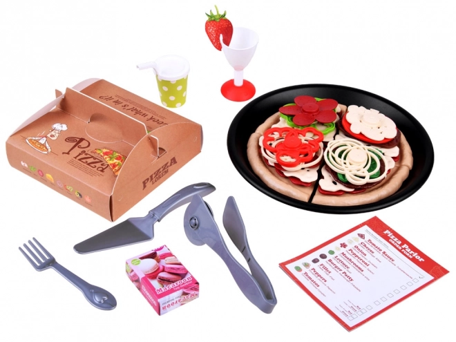 Zestaw kuchenny do przygotowywania pizzy dla dzieci