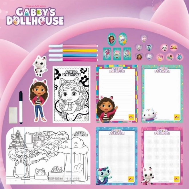 Plecak Gabby's Dollhouse z kreatywnym zestawem