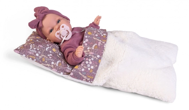 Antonio Juan 70356 TONETA - realistyczna lalka niemowlę ze dźwiękami i miękkim materiałowym ciałem - 34 cm