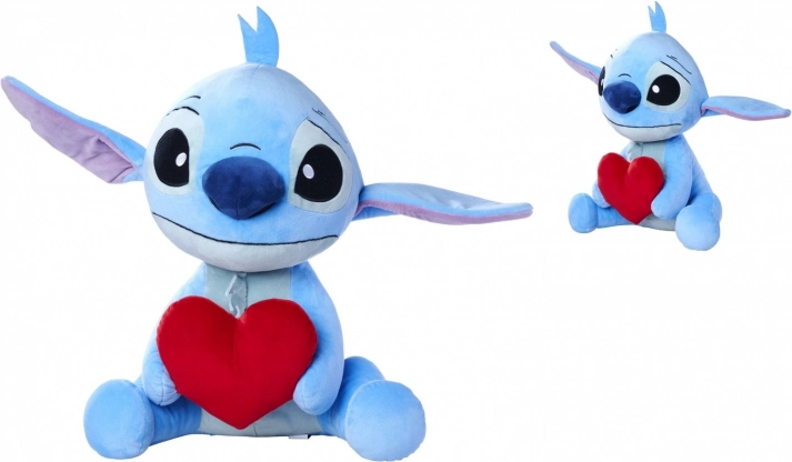 pluszowy Stitch z sercem 50 cm