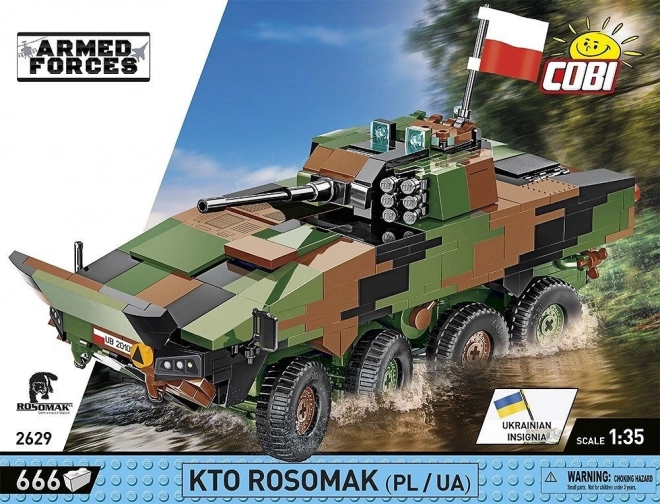 Konstrukcyjna zabawka budowlana KTO Rosomak