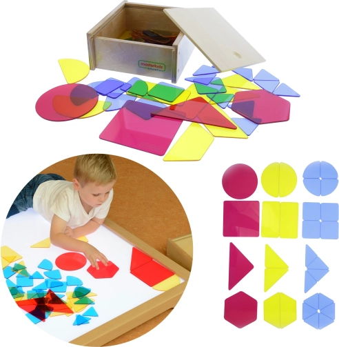 Masterkidz przezroczyste figury geometryczne