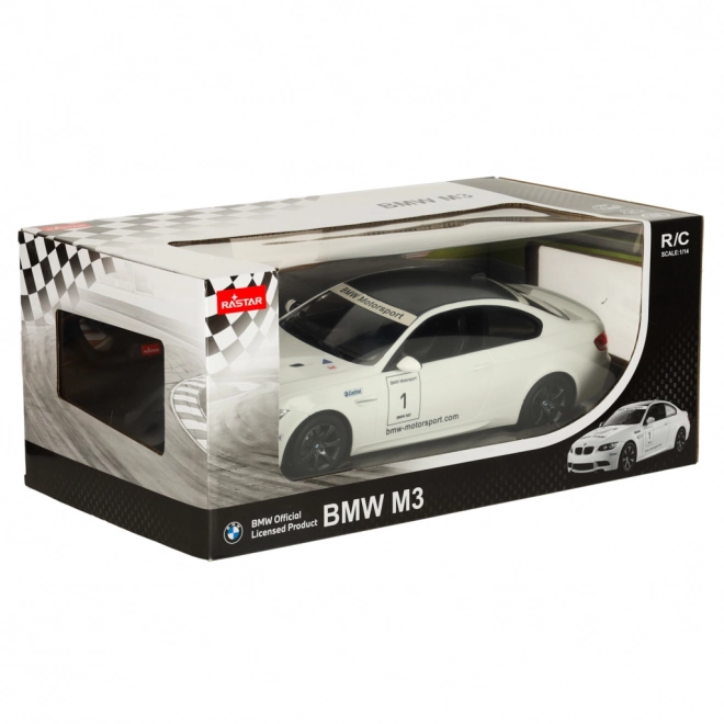 Rastar 48000 BMW M3 1:14 samochód zdalnie sterowany biały