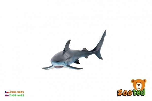 Żarłacz błękitny zooted plastikowy 15 cm w woreczku