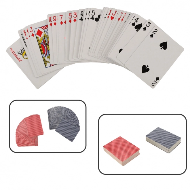Zestaw pokerowy w walizce 500 żetonów 2 talie kart
