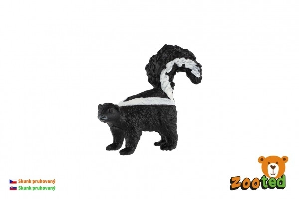 Skunk pruhowany plastik zooted 5cm w woreczku
