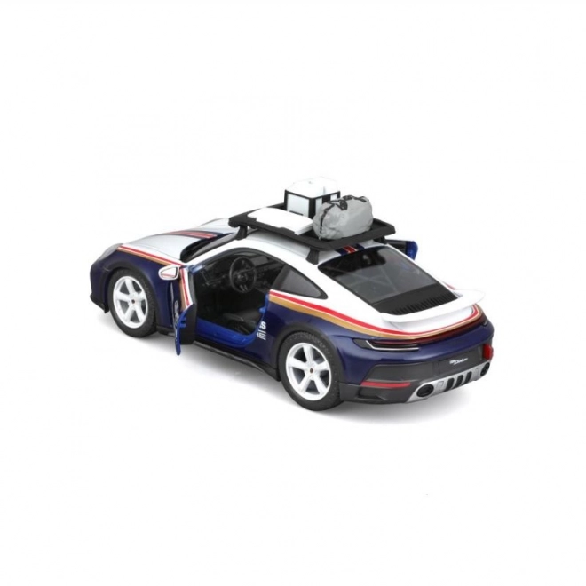 Bburago 1:24 Wyścigi - Porsche 911 Dakar - Niebieski 953 Roughroads
