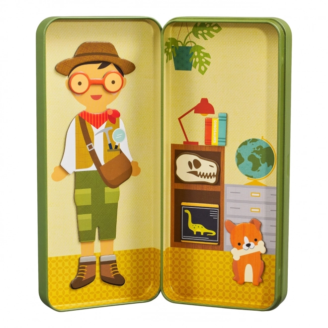 Magnetyczne puzzle Archeolog dla dzieci