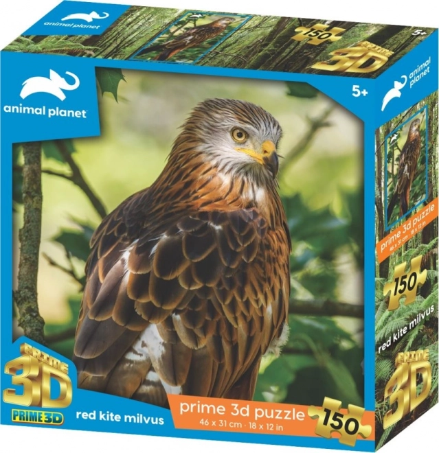 Puzzle 3D Czerwony smok MILVUS 150 elementów