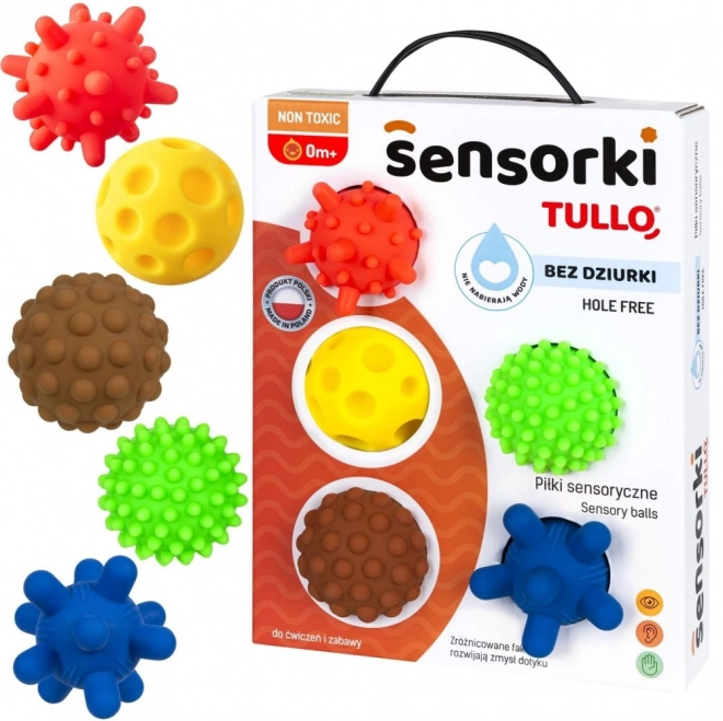 Kreatywne sensoryczne kule Tullo dla dzieci