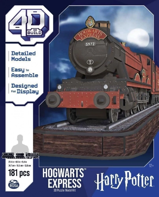4D BUILD 3D Puzzle Harry Potter: Ekspres do Hogwartu 181 elementów