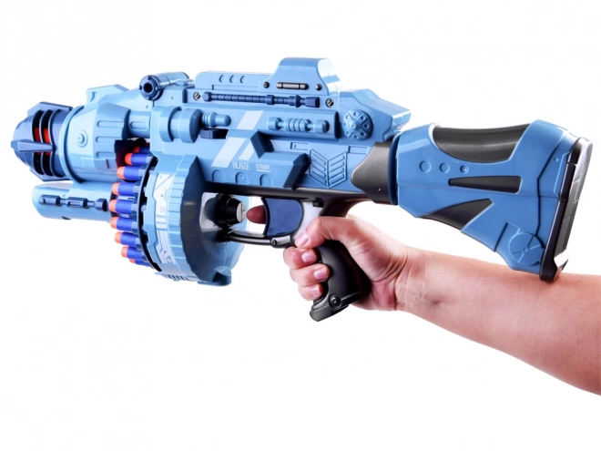 Duży blaster z nabojami piankowymi