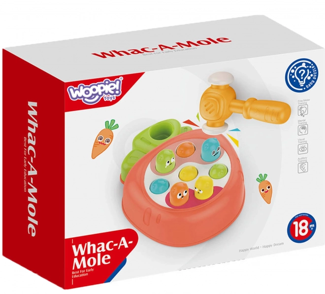 Woopie dziecięca gra zręcznościowa – młotek z kretami