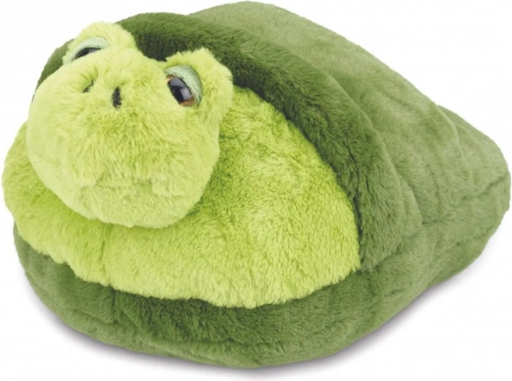 Cozy Noxxiez ogrzewający pluszowy kapeć żółw