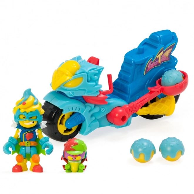 Superthings z turbo motocyklem turbo ice