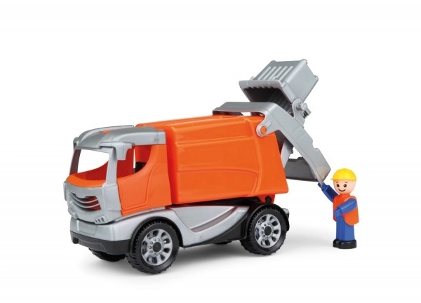 Auto Truckies śmieciarki plastikowe 25cm z figurką w pudełku 24m+