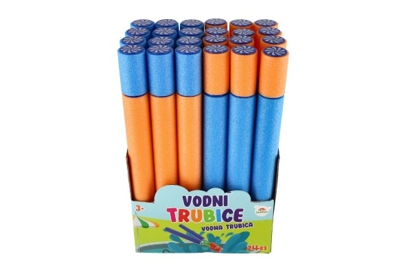 Rurka wodna piankowa 38cm 2 kolory 24szt w pudełku