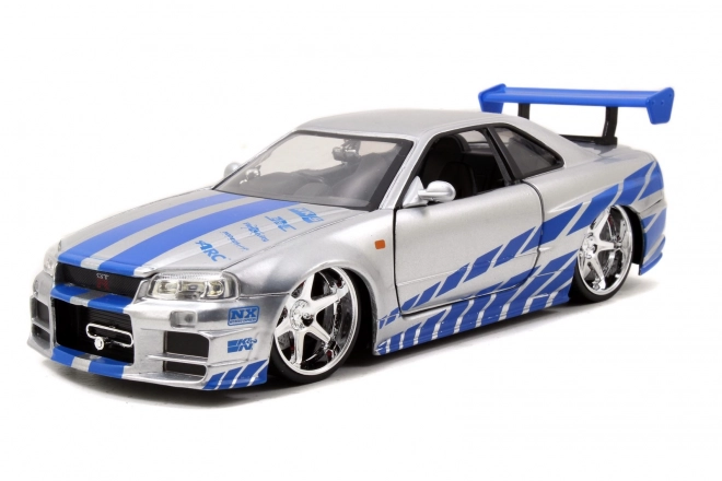 Szybcy i wściekli auto 2002 Nissan Skyline 1:24