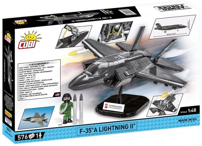 COBI 5831 Siły Zbrojne F-35A Lightning II Norwegia, 1:48