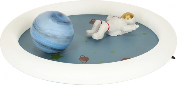Ściemnialna lampa sufitowa LED dla dzieci z astronautą