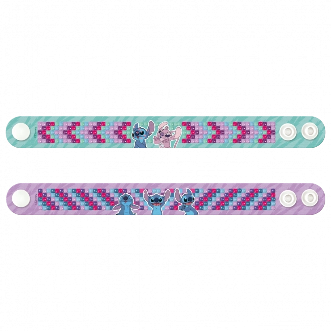 Diamentowe malowanie - produkcja bransoletek z motywem Stitch