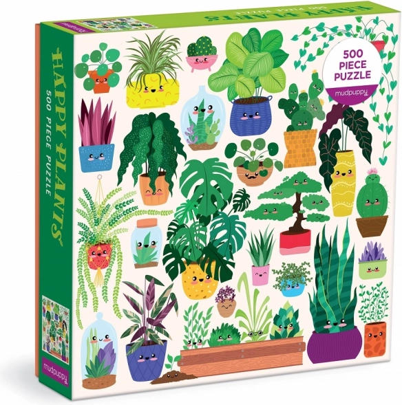 Puzzle Szczęśliwe rośliny 500 elementów