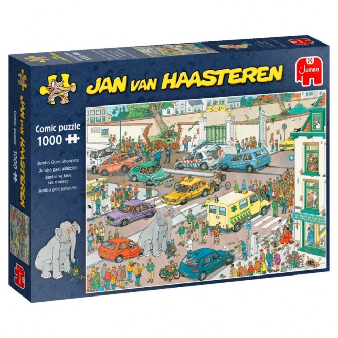JUMBO Puzzle Jumbo robi zakupy, 1000 elementów