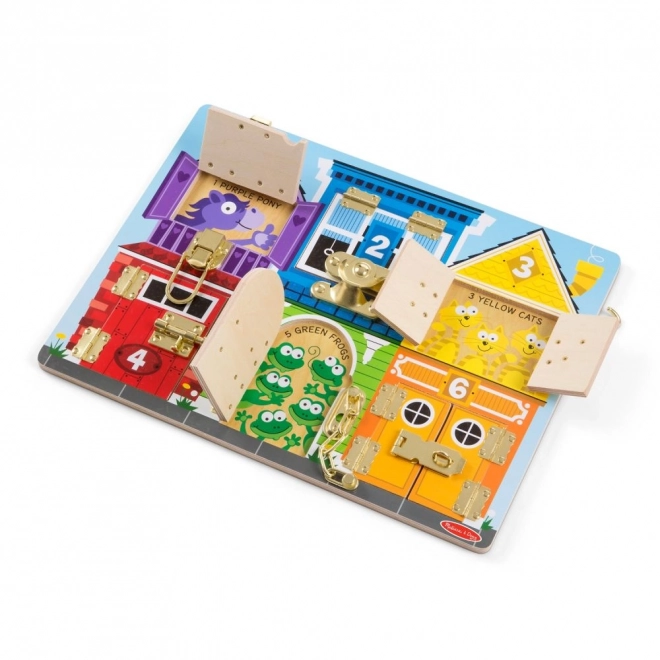 Zamki i tablica bezpieczeństwa Melissa and Doug