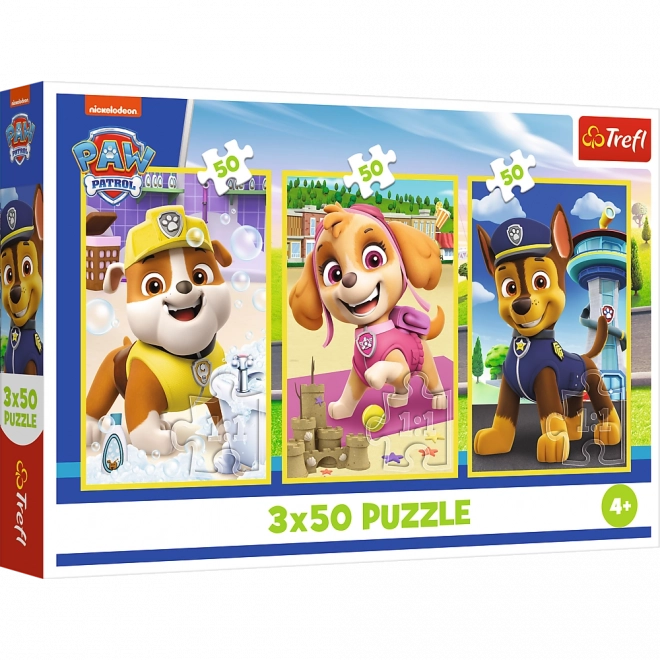 Puzzle 3x50 Nasze Pieski Trefl