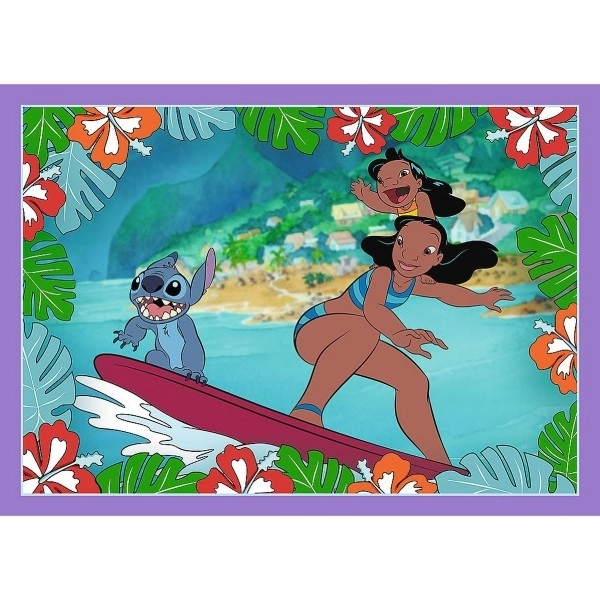 Puzzle Lilo & Stitch 4w1 Szalony dzień Trefl