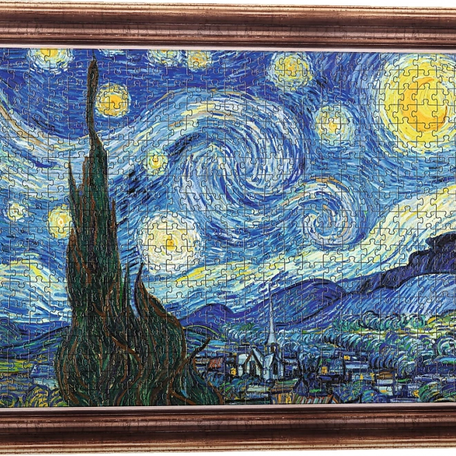 Puzzle z Ramą Gwiaździsta Noc 500 elementów