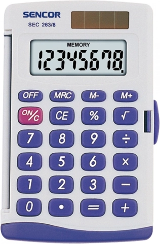 Kieszonkowy kalkulator SEC 263/8