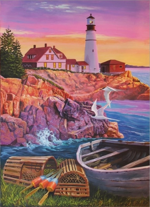 Puzzle Latarnia w zatoce XL 275 elementów