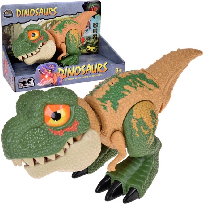 Ruchomy dinozaur Tyrannosaurus Rex z efektami dźwiękowymi i świetlnymi