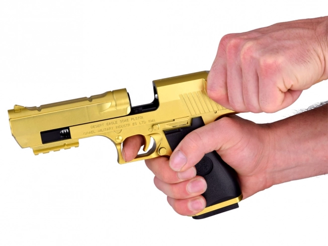 Dziecięcy pistolet na piankowe naboje z tłumikiem