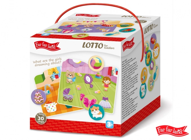 Far Far Land Lotto dla dziewczynek