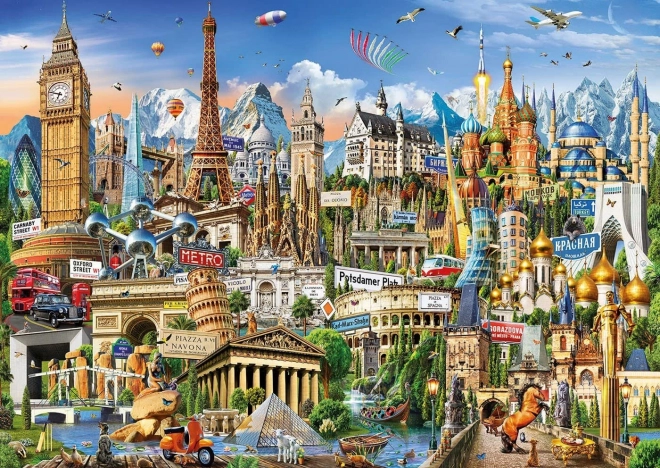 Puzzle 2000 elementów, Europa