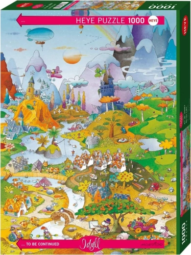 Puzzle 1000 elementów Idylla - Jezioro