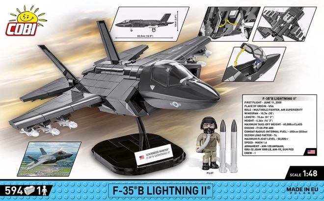 Myśliwiec F-35B Lightning II zestaw 594 elementów